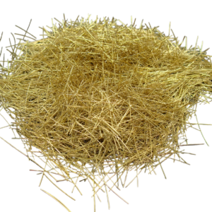 copper coated steel fiber concrete additive for enhanced durability