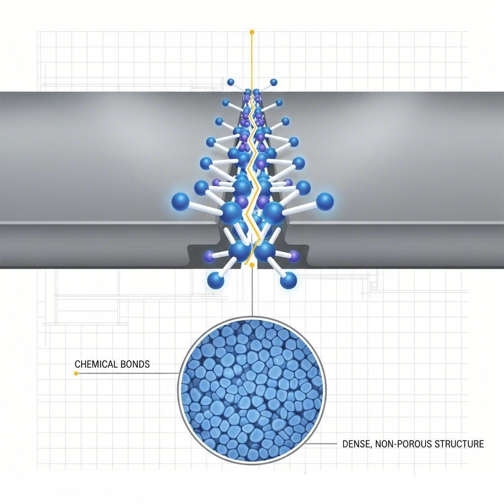 technical cross section diagram showing the structural density of premium flooring joints