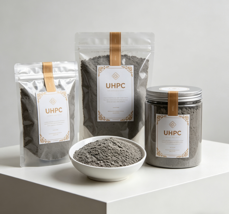 high flowability uhpc dry mix for precast element low shrinkage concrete