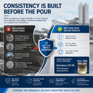What Are The Consequences Of Overdosaging Water Reducers How To Salvage Over Dosaged Concrete In An Emergency 300x300